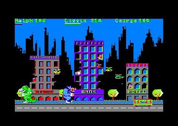 Rampage (UK) (1987) screen shot game playing